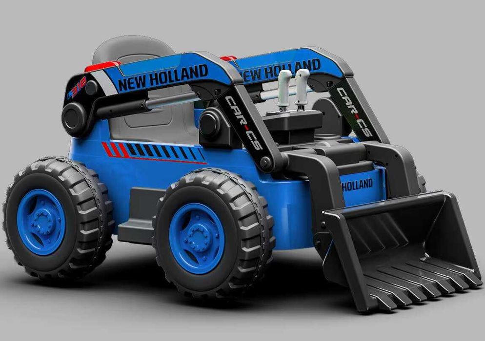 Incarcator frontal NEW Holland 4x 75W 12V, incarcator electric Blue