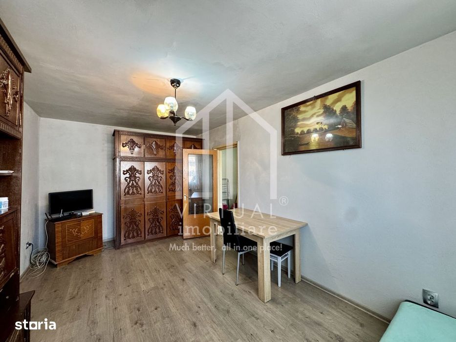 Apartament cu 2 camere, 52mp utili, balcon, bloc lift, Mihai Viteazu — fotografia 3