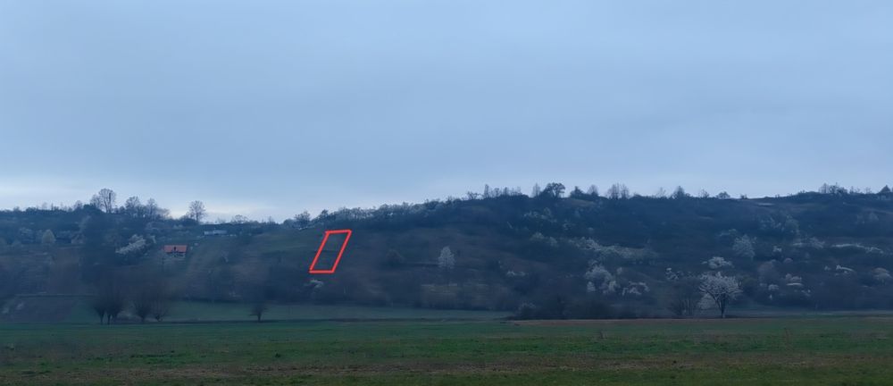 Vând  774 mp teren pt  cabana Valea Rosiei-Remetea,  pret  total 550 e