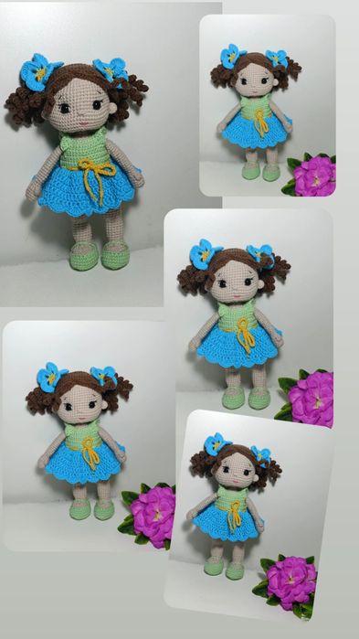Кукла крючком(ручная работа)