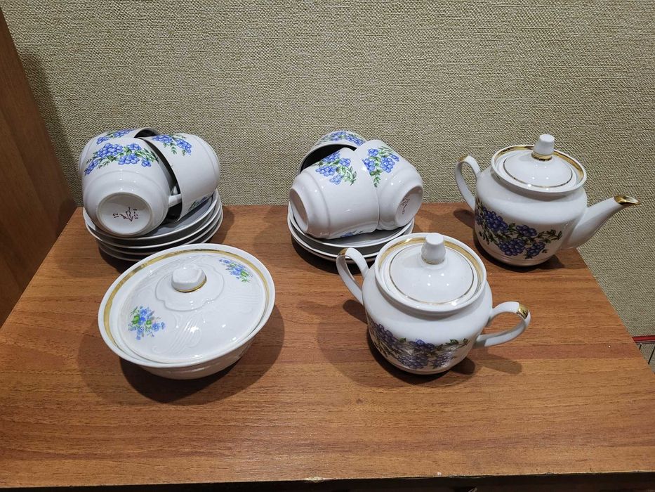 Советский чайный сервиз, винтаж СССР