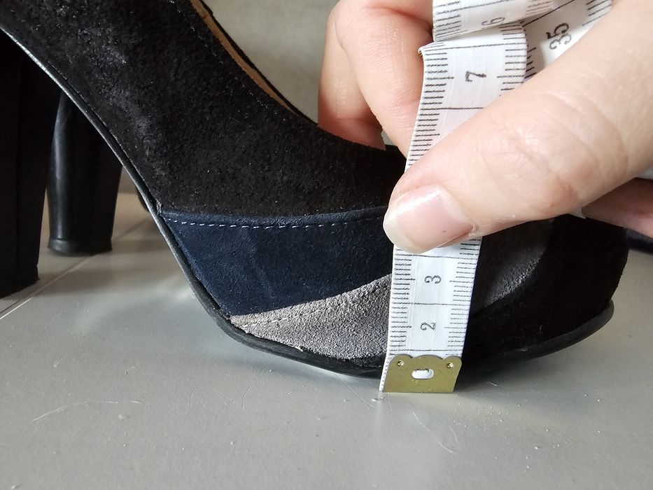 Pantofi piele naturala cu platforma ascunsa