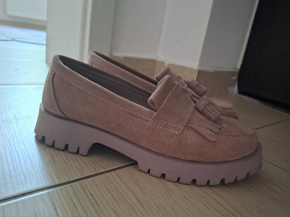 Mocasini de damă piele naturală
