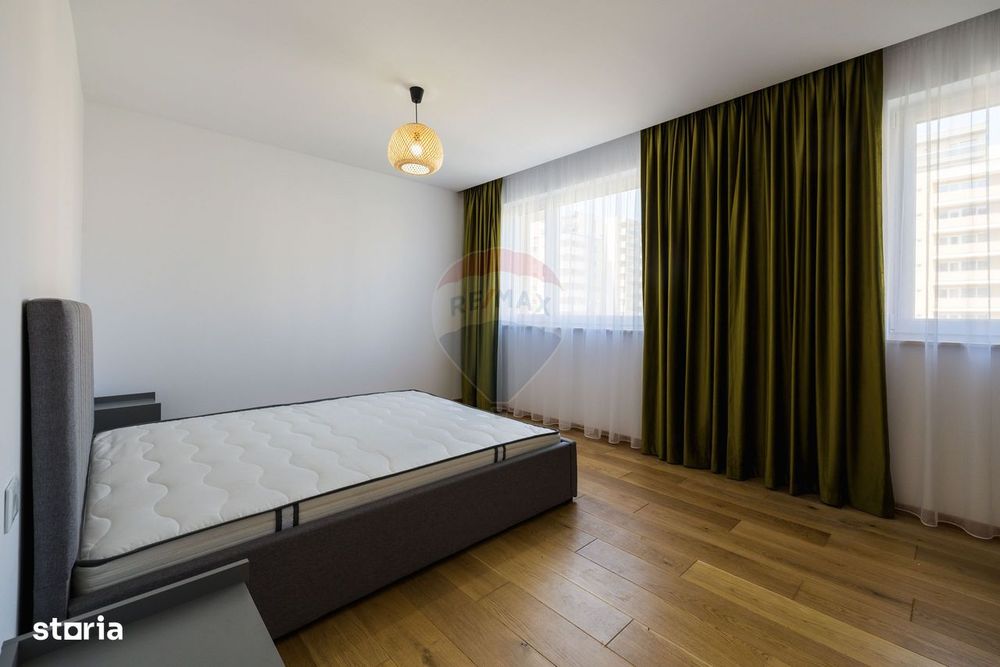 Apartament 2 camere în Urban Plaza. Vedere spre parc. Mobilat complet.