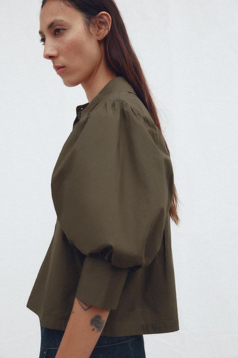 Поплин риза Zara