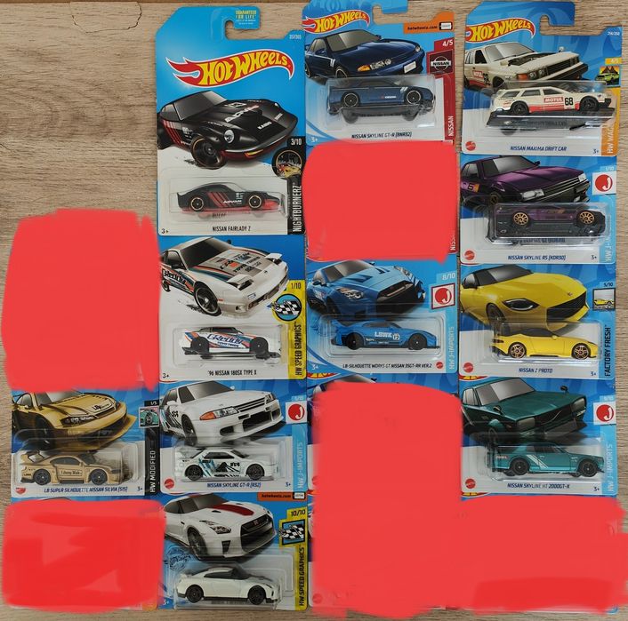 Hot Wheels колички 1/64 - 2015-2023г