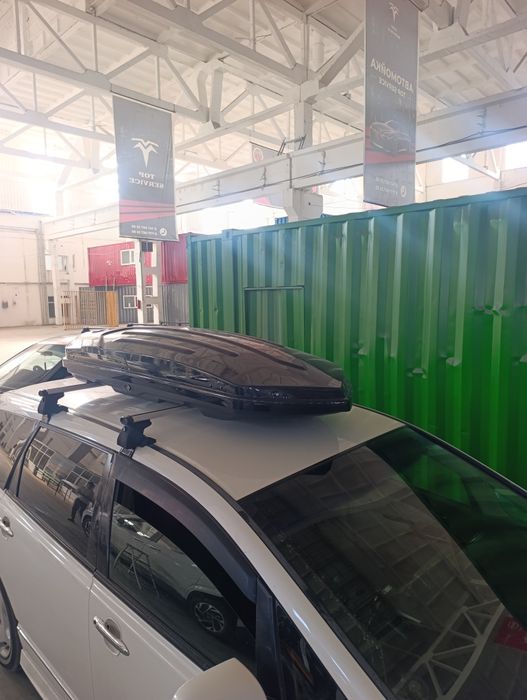 Автобокс с поперечными релингами