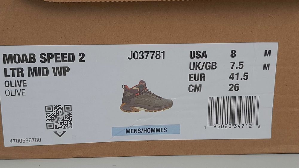 Нови Туристически обувки Merreli Moab Speed  41.5