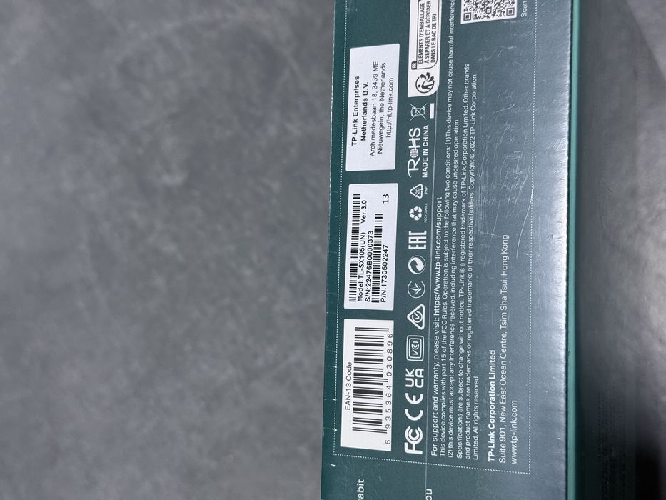 TP-Link SX105 Switch 5x10GE Desktop