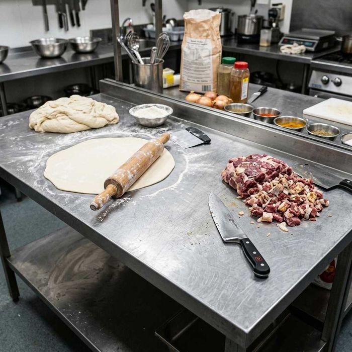 Накладка на стол из нержавеющей стали Доска разделочная Xamir taxta