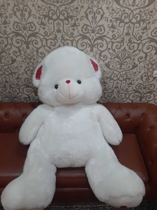 Продается мягкая игрушка медведь БЕЛАЯ МИШКА (огрооомная)