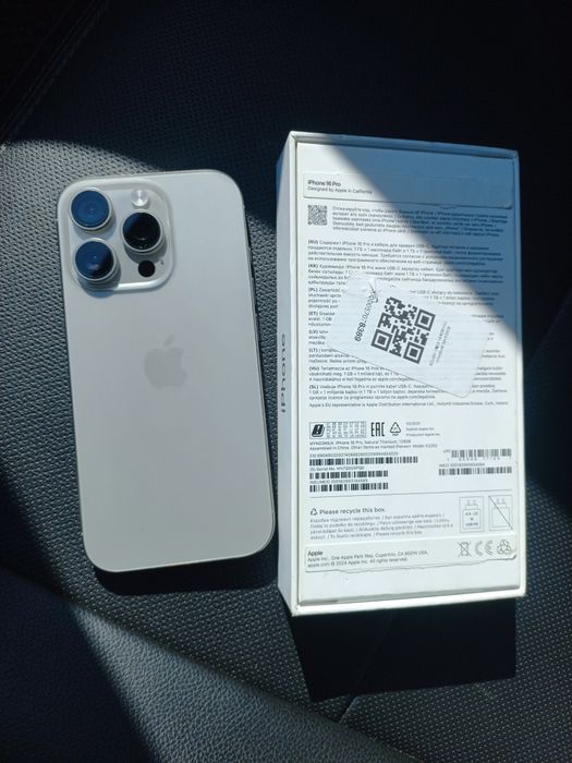 Iphone 16 pro 128 holati alo darajada imeykadan o'tgan xamma joyi ishl