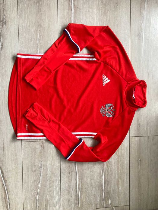 Адидас Русия Adidas Russia футболна тренировъчна блуза фланела  XS