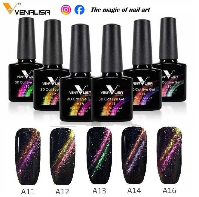 VENALISA 3D Cat Eye Chameleon  магнитен Гел лак котешко око
