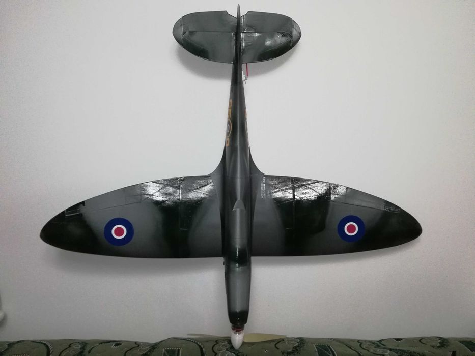 Avion/aeromodel Spitfire printat 3D