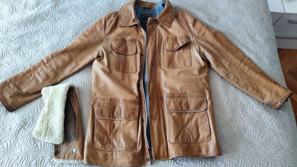 Марково мъжко яке от агнешка кожа Pierre Cardin