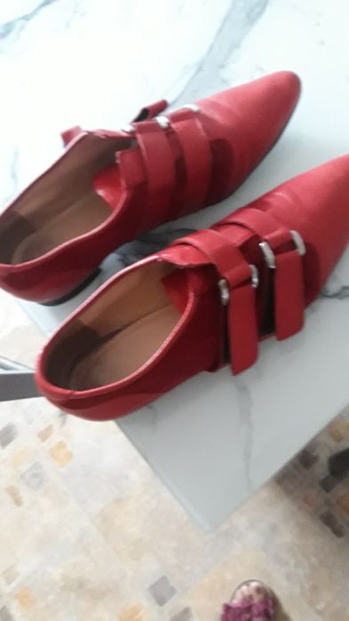 Balerini pantofi piele