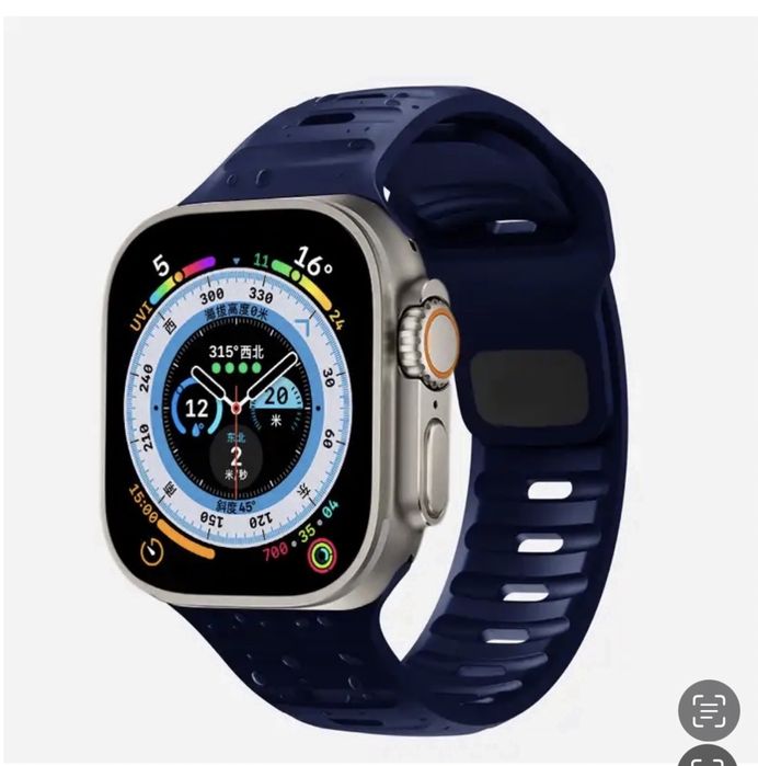 Curea/Husa TPU Pin Metalic Colorata Incarcator Ceas Iphone Apple