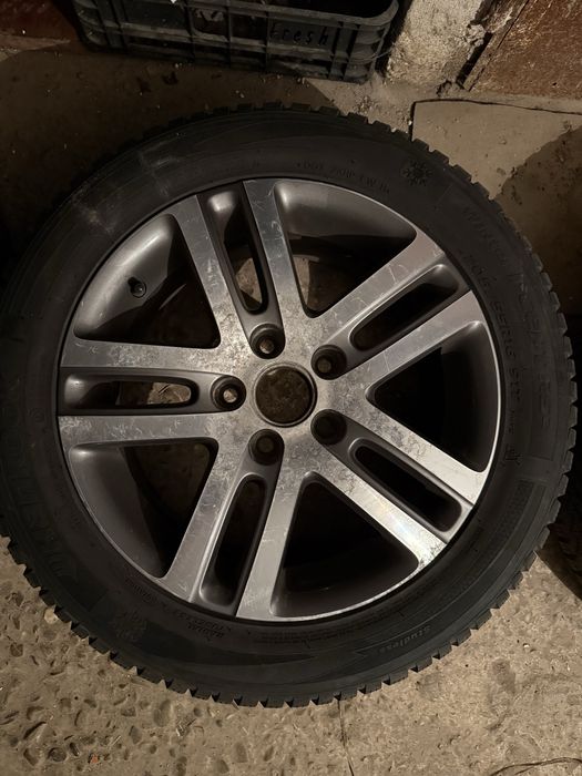 Jante aliaj Anvelope Hankook  205/55/R16 91T ( iarna 4 buc )