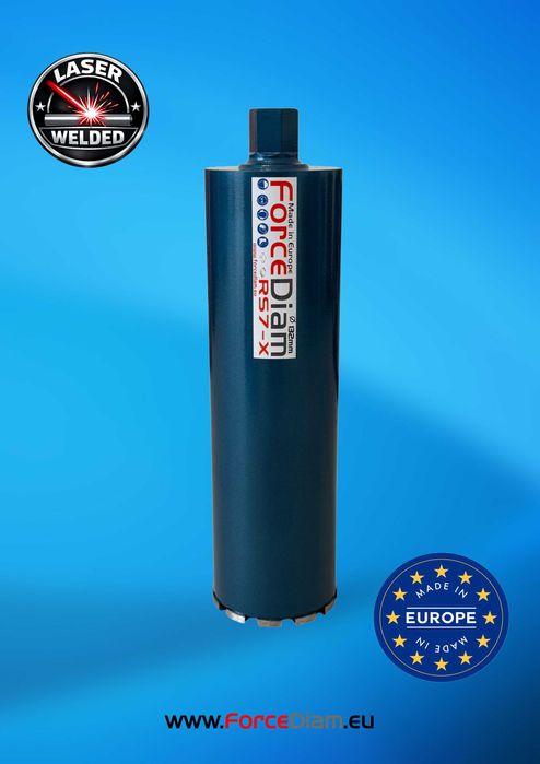 Ø132 Carota Diamantata ForceDiam RS7-X, Diametru 132mm,L 450mm, 1 1/4″