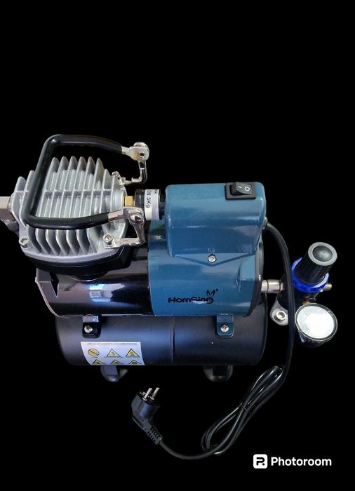 Аерограф двойнодействащ профи комплект