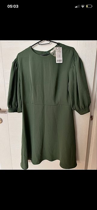 Rochie verde primavara