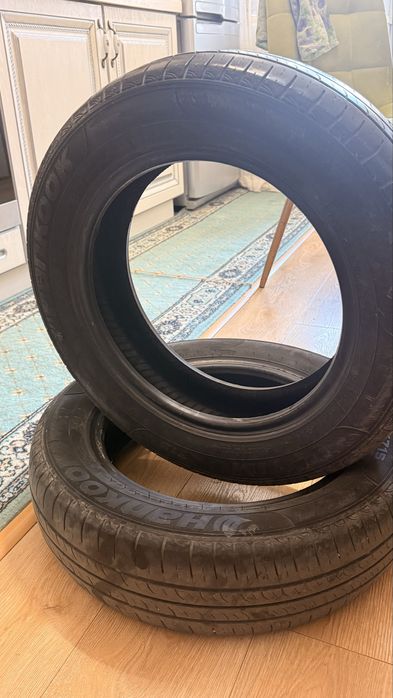 Продам 2 б/у шины на Chevrolet Spark