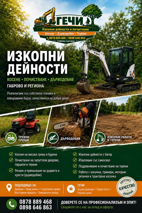 Поддръжка на вашия имот/вила/парцел
