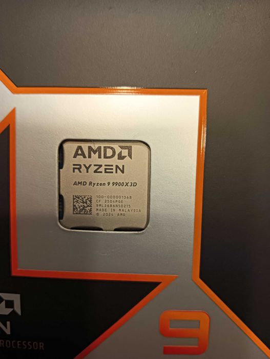 AMD Ryzen 9 9900x3D 5,50Ghz 12cores 140MB Vcache TDP120W