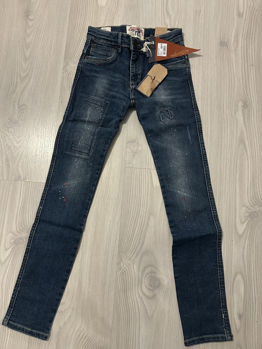 Blugi noi fete super skinny 134-140 si 146-152 cm elastici