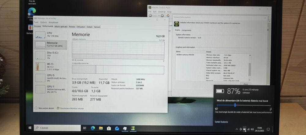 Laptop Dell Latitude 3520_i5 1135G7_16GB DDR4_NVidia 2GB MX350_512 SSD