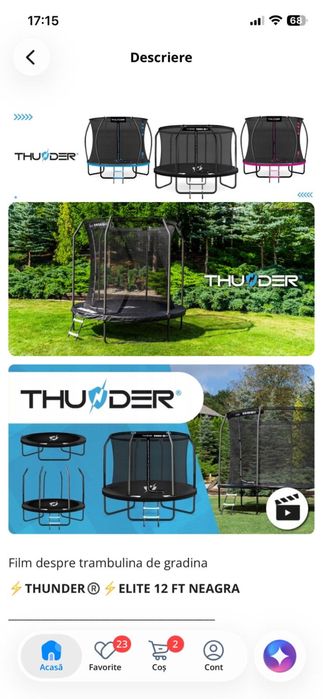 Trambulina Thunder