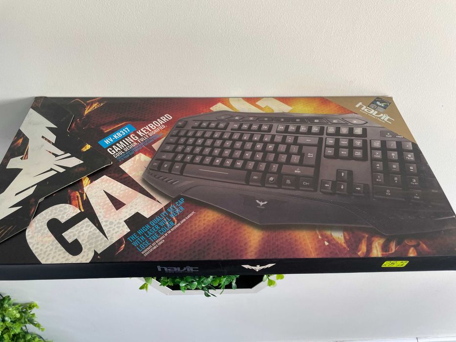 Геймърска клавиатура HAVIT HV-KB317 GAMING, Черен - нова