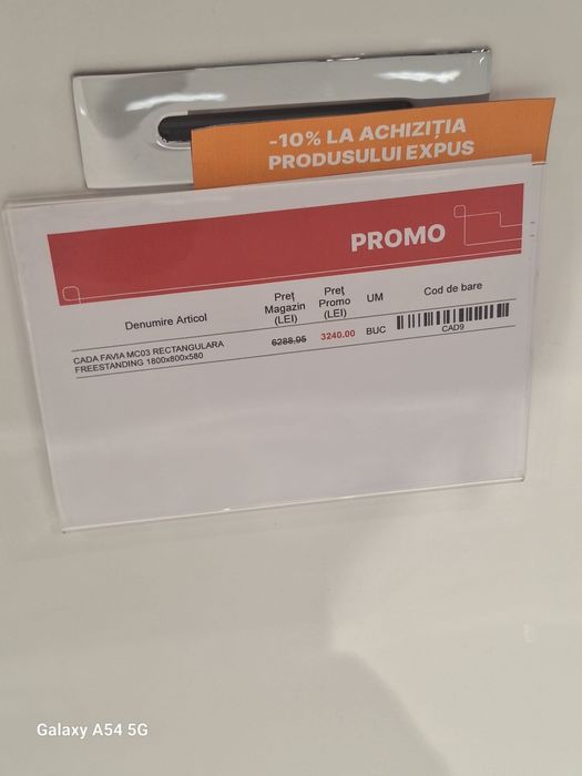 Cada favia mc03 rectangulara freestanding 1800x800x580(GARANTIE si FACTURA)