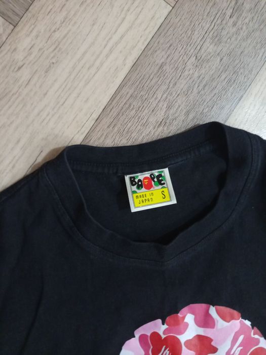 Bape t shirt pink