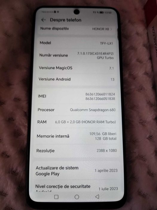 huawei honor x8 negru