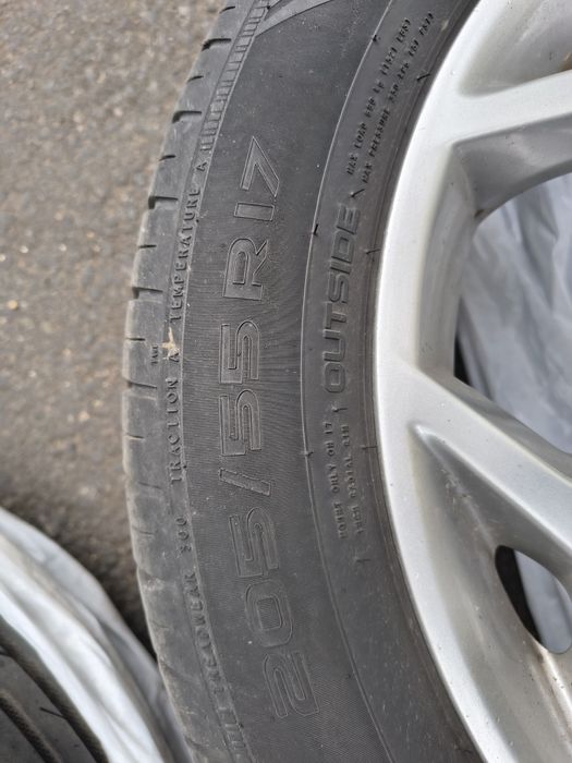 4 Jante R17  FORD Ecosport  cu Anvelope si Senzori