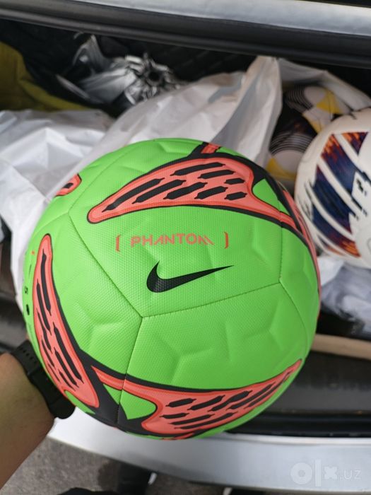 Мужской зеленый мяч футбольный NIKE Nk eh academy - su26 размер 5