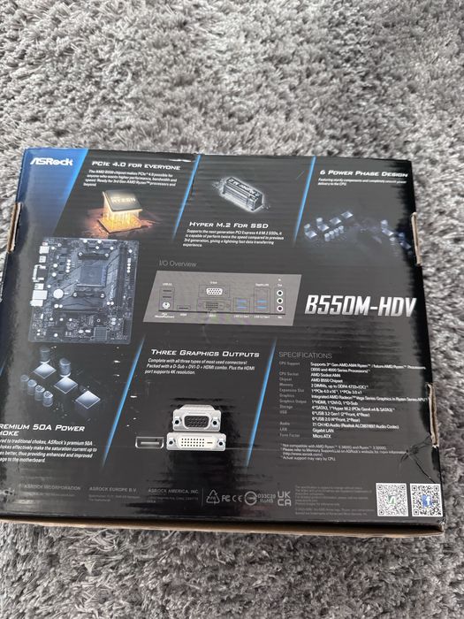 placa de baza b550 m am4 noua sigilata