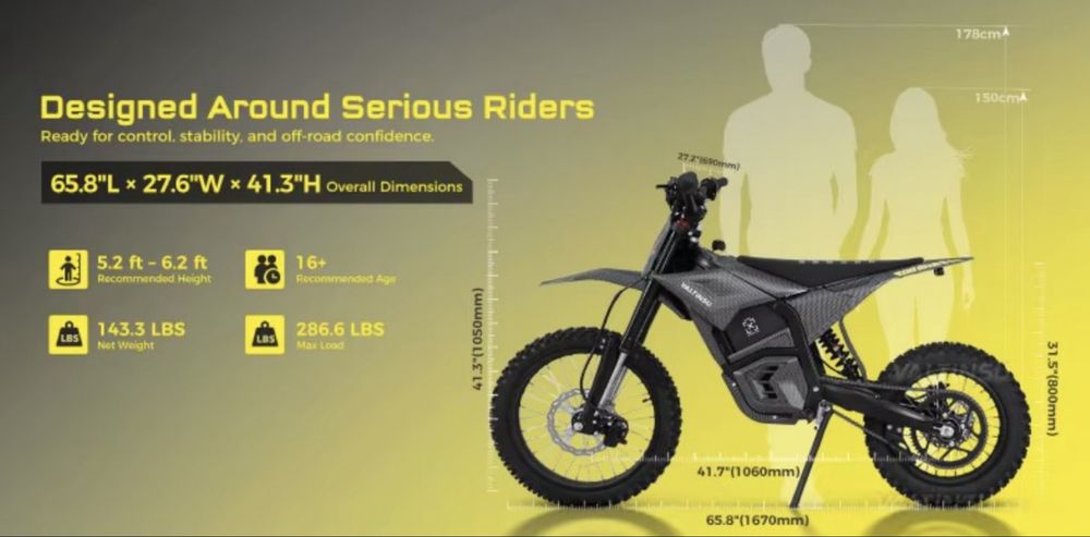 Електрически Pit bike Valtinsu EM5 Ultra 8KW 72V/25AH Samusng