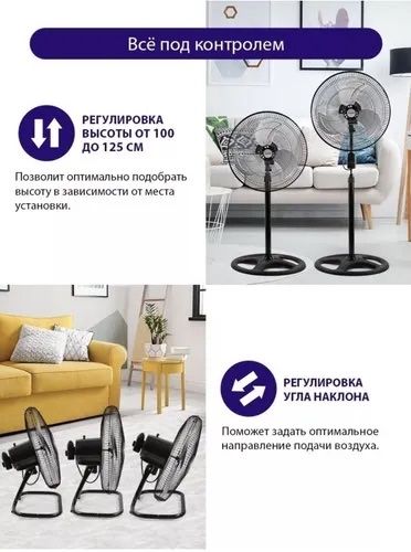 Вентилятор 3/в1