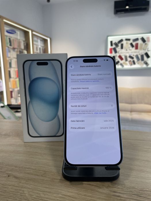 iPhone 15 128gb,100%|•| G Store Mobile