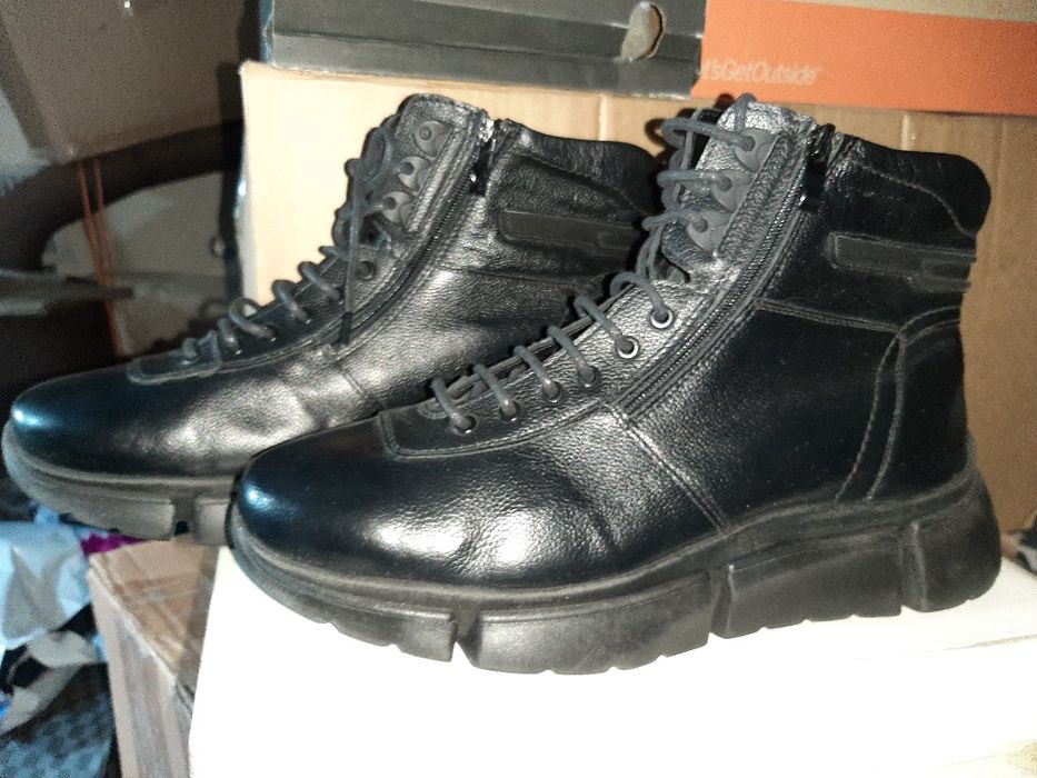 Ботинки мужские кожаные 45 размер.