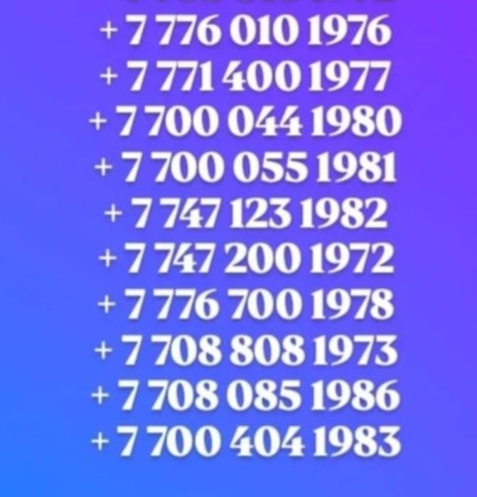 Номера Билайн Актив Теле 2 Алтел