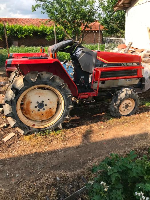 Yanmar F195 (4x4) с фреза и плуг