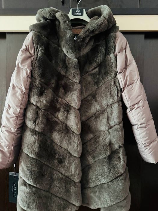 Новая натуральная шуба до колен