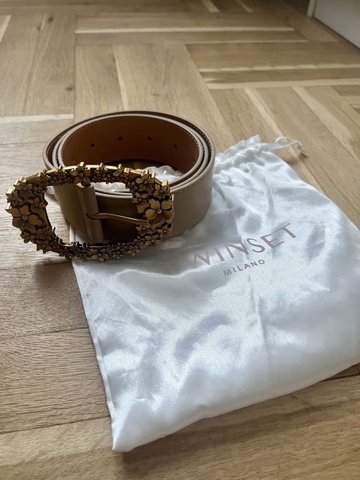 Колан с тока Twinset бежов