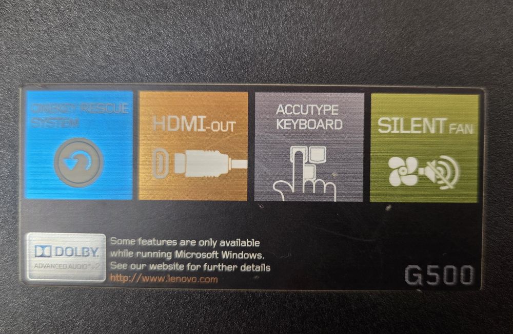 Лаптоп Lenovo G500
