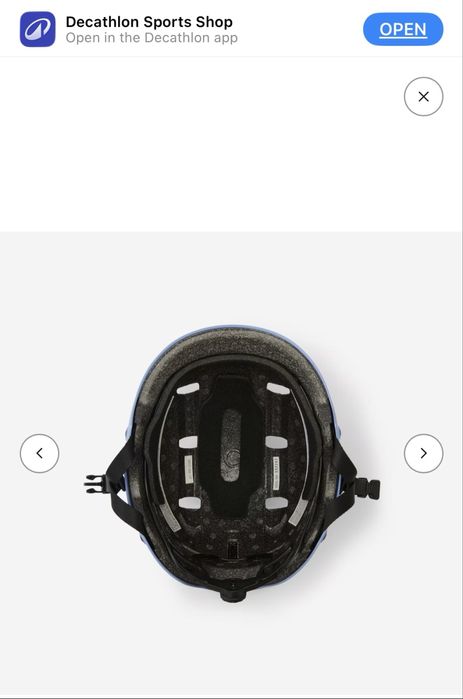 КАСКА (Декатлон) за ролери, скейтборд, тротинетка MF500, синя