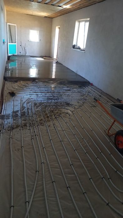 Бетонные работа, стяжка